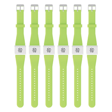 레이더캔 모기퇴치팔찌 네모모양 네온그린 R-101, 20g, 6개