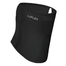 Leflex 圓形網眼基本款防紫外線口罩, 1個, 黑色