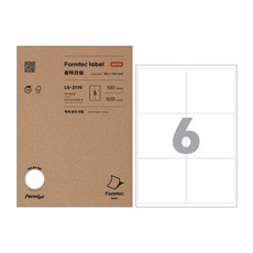 Formtec 物流管理用標籤紙 LS3116, 單品, 100張, 1