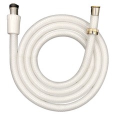 動手族 大流量淋浴軟管, 180cm, 白色