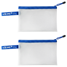 Sunny 三瑩文具 Use Me EVA 手提防水收納袋 B5, 藍色, 2個