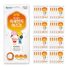 Geonyoung Cleantech 童款每日防霾魚型口罩 KF94 S號, 1片, 40包, 白色