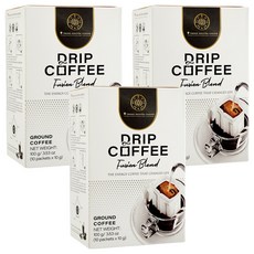 Chunkwen Legend 滴漏咖啡融合混合物, 10g, 10包, 3盒