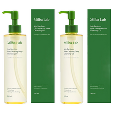밀바랩 제주 대나무 모공 청정 딥 클렌징 오일, 2개, 245ml