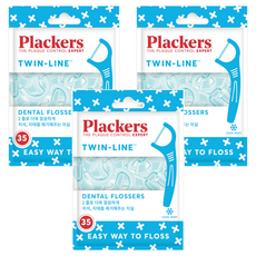 flackus 雙線牙線, 35件, 3個