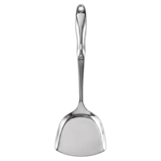 OSAMA 王樣 日式中空斷熱煎匙, 銀色, 1支