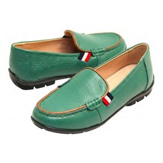 Trisha 女用皮革樂福平底舒適鞋 TMA9217