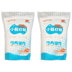 橘之屋 天然洗淨小蘇打 1kg 清潔餐具/洗淨蔬果/衣物洗淨/居家清潔, 2包