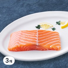 동원산업 노르웨이산 생연어 필렛 (냉장), 200g, 3개
