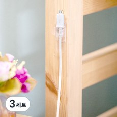 3M Command 無痕 3M 電線用夾 多件組 17017 10入, 透明, 3套