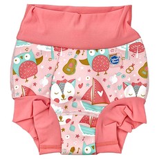 Splash About Happy Nappy 3D加強版 游泳尿布褲 快樂貓頭鷹 2~3歲, 2XL, 1件