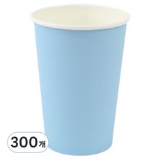 아이엔피 파스텔 종이컵 라이트블루 390ml, 100개입, 3개