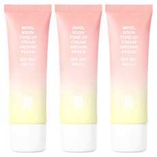 16브랜드 물분 톤업 크림 SPF50 PA+++ 50ml, 미디엄피치, 3개