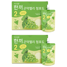 더존건강 더 조은 한끼 곤약젤리 청포도 10개입, 1.5L, 2박스