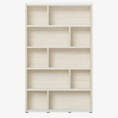 한샘 샘 파레트 책장 120cm 방문설치, 라이트메이플 + 퓨어화이트, 5단