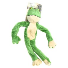 All For Paws 林地經典系列 寵物玩具, 青蛙 綠色, 1個