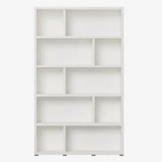 한샘 샘 파레트 책장 120cm 방문설치, 퓨어화이트(F), 5단