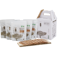 Wwchon 烤5色糙米鍋巴餅, 80g, 5包