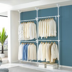 이지온 캑터스 드레스룸 행거 EO-304, 화이트