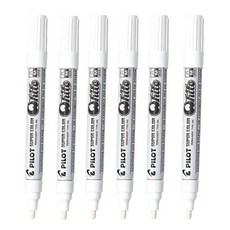 PILOT 百樂牌 SCWEF 油漆筆, 白色, 6支, 1色