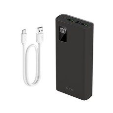 부이 PD 22.5W 고속충전 대용량 보조배터리 20000mAh C타입 케이블, BLACK, B5PB-02F