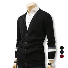 BLUEFORCE 男士Terenk寬鬆版拼色基本款開襟衫