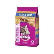위스카스 고양이 포켓 기능성 사료, 피부/피모, 1.1kg, 1개