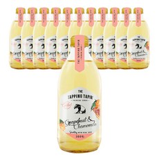 葡萄柚&洋甘菊碳酸飲料, 300毫升, 12個