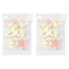뷰티럽 3각 웨지 메이크업 스펀지 70p, 화이트, 2개