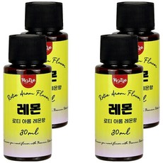 로티 아롬 레몬향 식품향료, 4개, 30ml