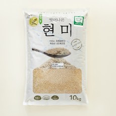 유기농 씻어나온 현미, 10kg, 1개