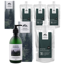 曼赫斯特 刮鬍凝膠 300g + 補充包 250g x 2p, 2套