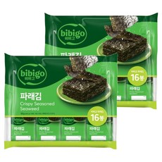 비비고 파래김 도시락김 16p, 4g, 32개 4g, 32개