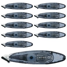 Tombow 蜻蜓牌 Mono Air 5 筆型修正帶 5mm x 6m, 黑色, 10個