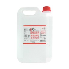 坤展 75%酒精清潔液，清潔專用，非供食用，4L, 1桶