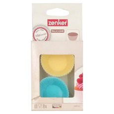 德國Zenker 矽膠馬芬盤 8個裝, 上直徑5cm, 1組