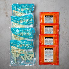 오분떡볶이 납작 중독 소스, 370g, 4팩