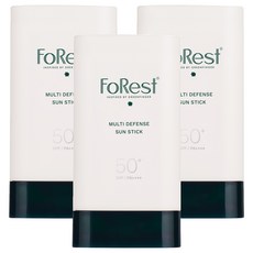 그린핑거 포레스트 멀티 디펜스 선스틱 SPF50+ PA++++, 19g, 3개