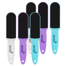BELOTTY 寬版磨砂雙面腳部搓板 顏色隨機出貨, 單品, 6個, 1入