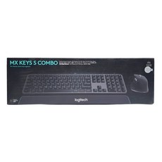 logitech 羅技 MX KEYS S COMBO 無線智能鍵盤滑鼠組, 石墨灰