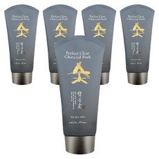 skin free Perfect Clear橡木炭清潔面膜, 1條, 5條