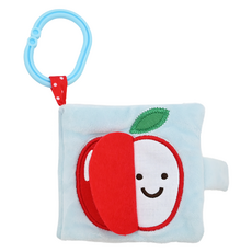 Ed.Inter 幼兒學習布書 認識水果 暖心吊環設計，外出攜帶方便 搖一搖會發出沙沙聲響, 布書