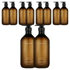 hetras. 飯店療癒沐浴乳 No.20 Santal Fresh, 10個, 1.013L