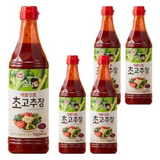 Haepyo 淳昌宮 酸甜清爽醋辣椒醬, 1kg, 5個