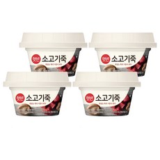 햇반 소고기죽, 268g, 4개