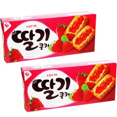 롯데제과 딸기 쿠키, 230g, 2개