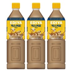 EDIYA COFFEE 混合咖啡 香草風味, 3瓶, 1L