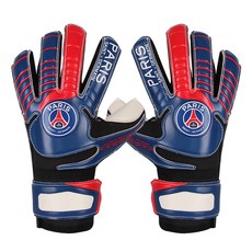paris saint germain 守門員手套 雙手穿戴組 SG-02, 1套, 藍色 + 紅色 + 白色