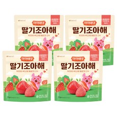 아이배냇 딸기조아해 간식, 12g, 4개
