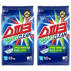 Spark 聰明潔淨洗衣粉補充裝, 9.5kg, 2包